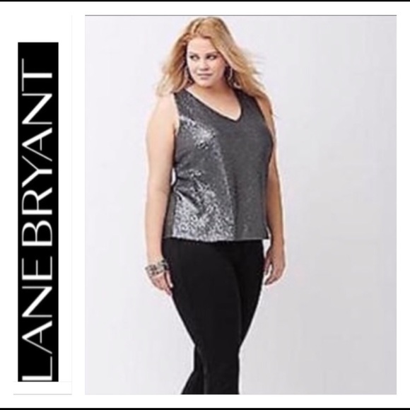 Lane Bryant Tops - 🌷NEW LANE BRYANT SEQUIN TANK 🌷